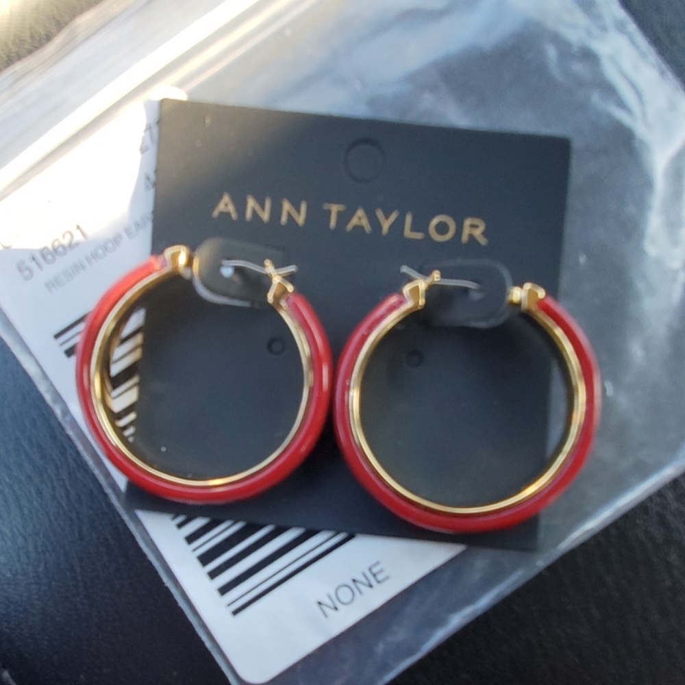 Ann Taylor hoop earrings